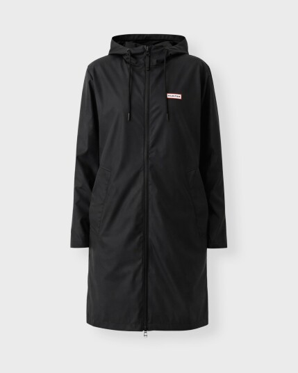 Hunter Andrea Pu Rain Coat Black S Hunter Andrea Pu Rain Coat Black S
