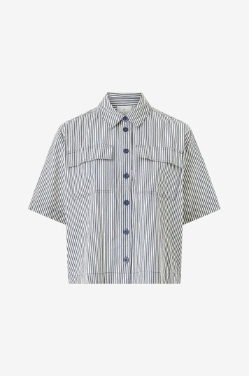 KAFFE Skjorte Kanaya Striped Flerfarget KAFFE Skjorte Kanaya Striped Flerfarget