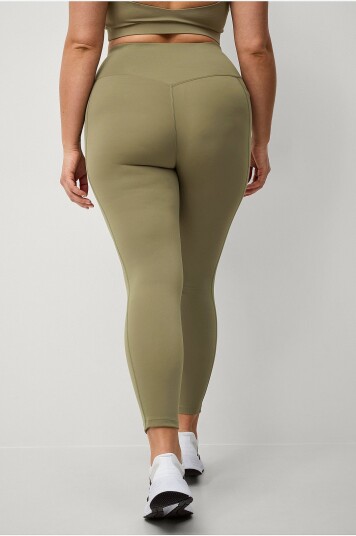 Ellos Studio Treningstights Studio Tights Flat Front Core Grønn