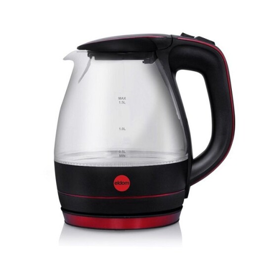 Selgro Trådløs vannkoker 1,5 l Eldom C400 2000W Rød