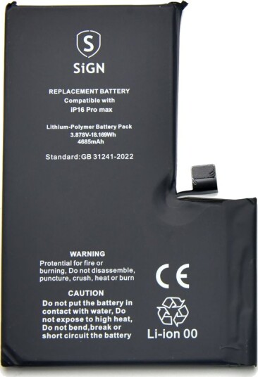 iPhone 16 Pro Max batteri