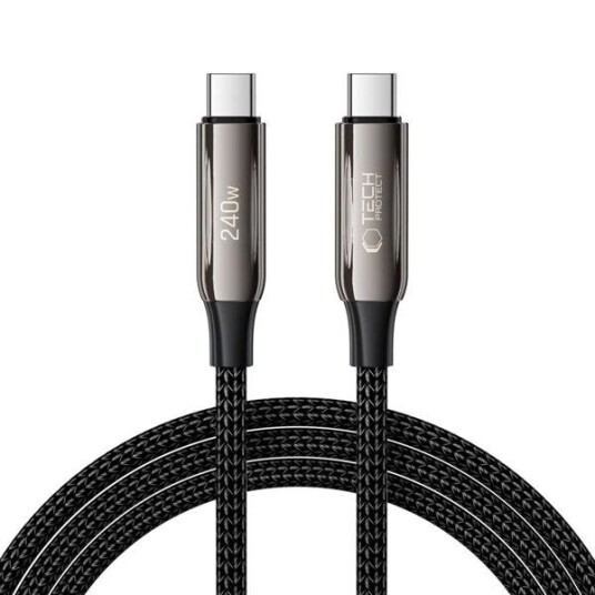 Tech-Protect Ultraboost USB-C Kabel 240W 2m Svart
