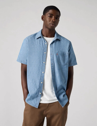Levi"s® S/S Sunset 1 Pkt Standrd Sebas - Blue - S