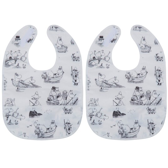 Mummitrollet Smekke 2-pack Svart/Hvit Mummitrollet Smekke 2-pack Svart/Hvit