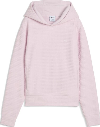 Puma W Boulder Hoodie Golfgenser dame Powder-Pink Small