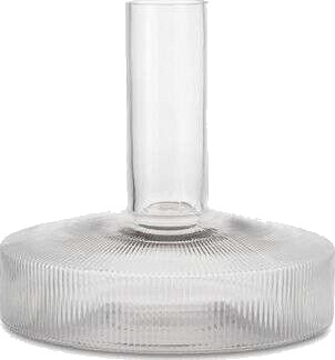 Ferm Living - Ripple Wine Carafe Clear ferm LIVING Ferm Living - Ripple Wine Carafe Clear ferm LIVING