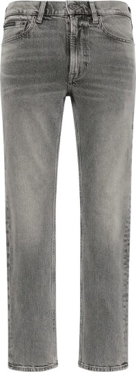 Calvin Klein Slim Straight Smooth Granite Jea Grey 36 x 34