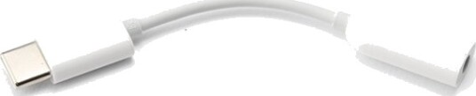 Xiaomi-adapter USB-C til hodetelefonkontakt (3,5 mm) - hvit