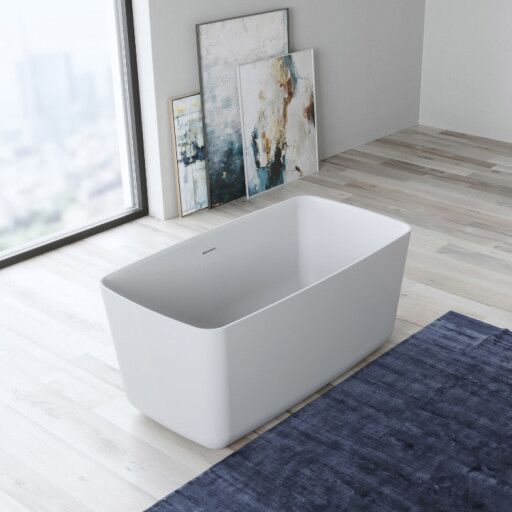 Copenhagen Bath Hornbæk 118 badekar 1180x650 mm, Frittstående i Hvit Matt Copenhagen Bath Hornbæk 118 badekar 1180x650 mm, Frittstående i Hvit Matt