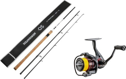 Sølvkroken SIII Os 244cm 10 30g/Okuma Ceymar 2500a Sølvkroken SIII Os 244cm 10 30g/Okuma Ceymar 2500a