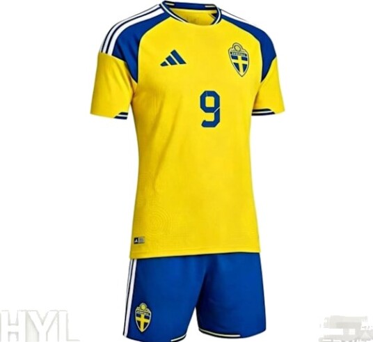 2026 VM Sverige Landslag Barnetrøye NR.9 ISAK 26