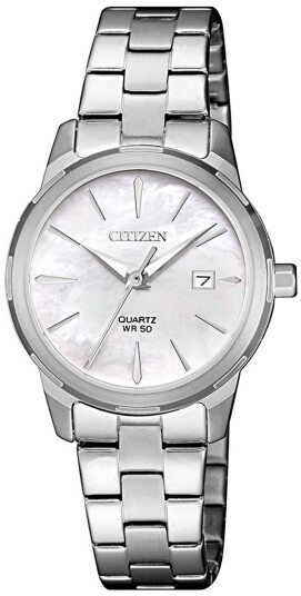 Citizen Dameklokke EU6070 51D Elegance Hvit/Stål Ø28 mm