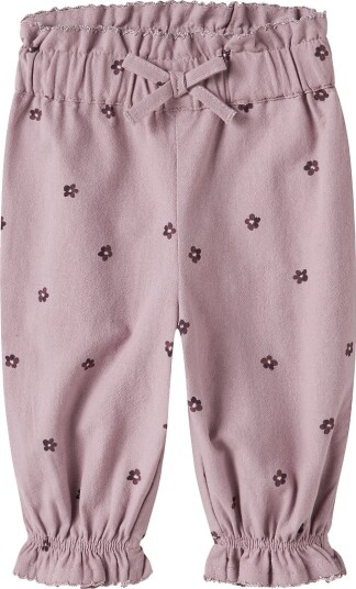 Name It Bukser - NbfRyme - Mauve Skygger - Name It - 56 - Bukser - bomull - Rosa