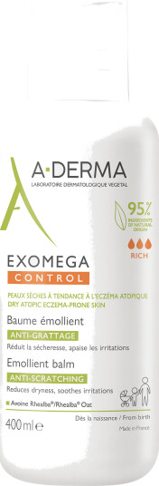 A-Derma Exomega Control Balm, 400 ml A-Derma Exomega Control Balm, 400 ml