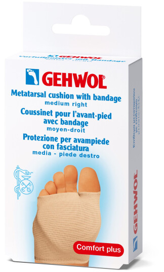 Gehwol Metatarsal Cushion w/bandage – høyre, Medium, 1 stk.