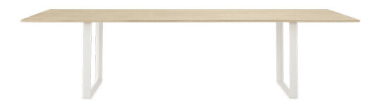 Muuto 70/70 spisebord 295 x 108 cm Solid oak-White