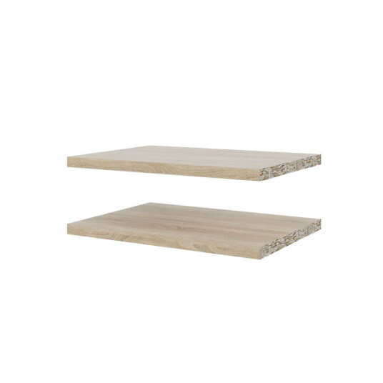 Base hylle 2 l?se hyller 37x26,5, eik dekor. Base hylle 2 l?se hyller 37x26,5, eik dekor.