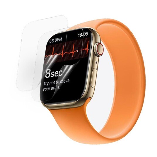 INCOVER Apple Watch 8/7 (41mm) Plastfilm Skjermbeskytter - Gjennomsiktig - 2 stk
