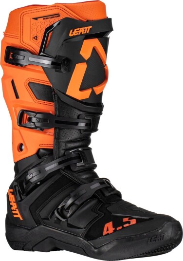 Leatt 4.5 Motocross Støvler Svart Oransje
