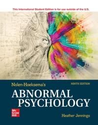 Ise Abnormal Psychology Av Susan Nolen-Hoeksema