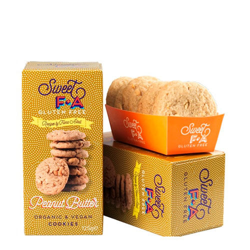 Diverse Sweet FA peanøttsmør Cookies Ø 125g
