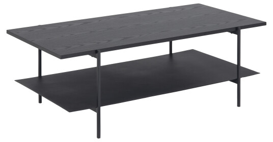 Nordform Angus sofabord med 1 hylle svart. 1627136-01-0 1681695-01-0
