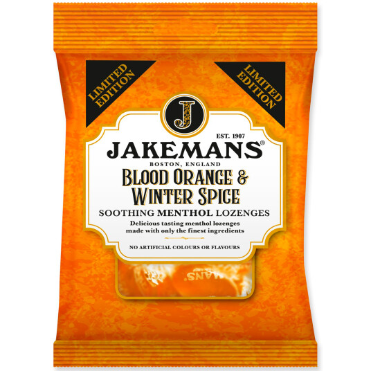 Jakemans halspastiller Orange & Spice 160 gr.