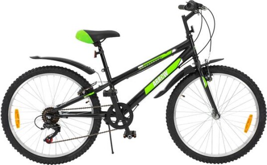 Miw Barnesykkel Actionbikes Arrow 24" sort/grønn