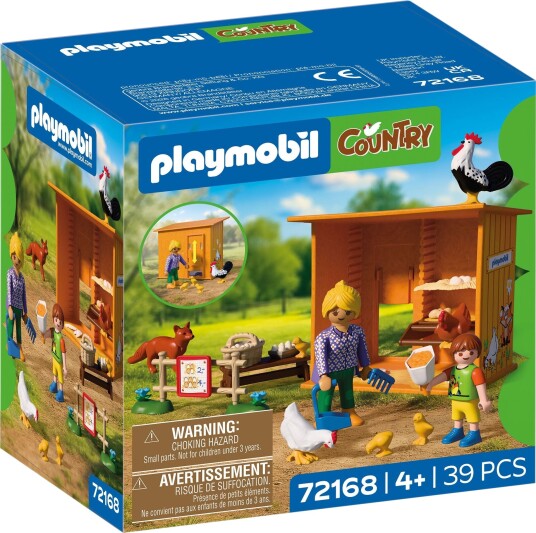 Playmobil Country 72168 Hønsehus Byggesett 4+ År 39 Deler Playmobil Country 72168 Hønsehus Byggesett 4+ År 39 Deler
