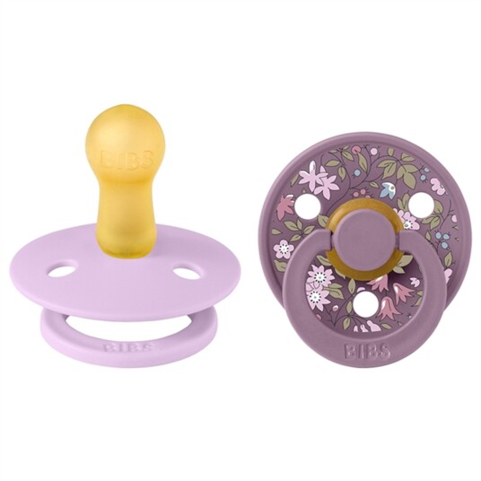 Bibs x Liberty Latex Sutter 2-pak Chamomile Lawn Violet Sky Mix 2