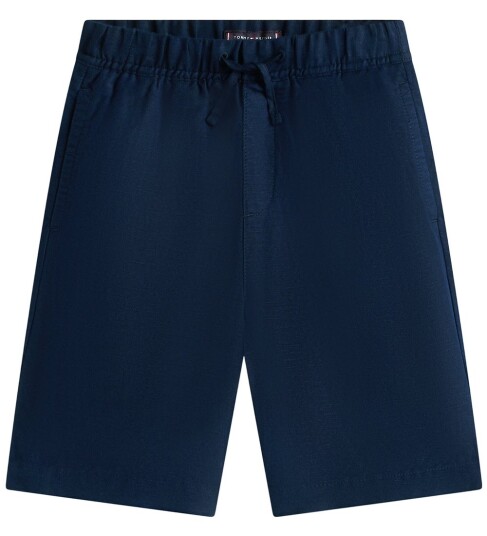 Tommy Hilfiger Linen Blend Short   Navy   164