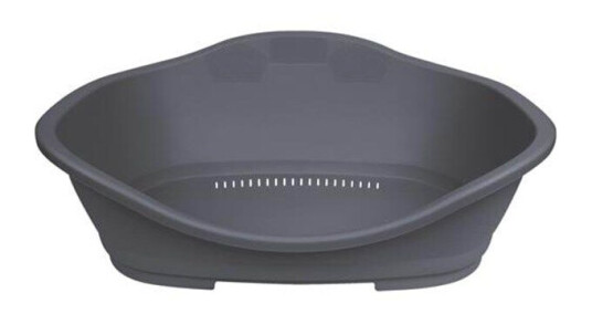 Trixie Sleeper Bed Plastic 6: 117 77 cm Dark Grey