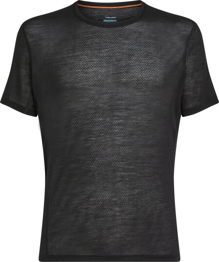 Icebreaker Men"s Merino 75 Cool-lite Featherlight Shortsleeve Crewe Black S