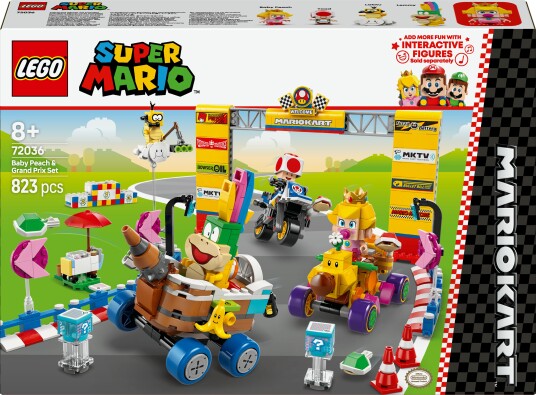 LEGO Super Mario 72036 Mario Kart – Baby Peach og Grand Prix LEGO Super Mario 72036 Mario Kart – Baby Peach og Grand Prix