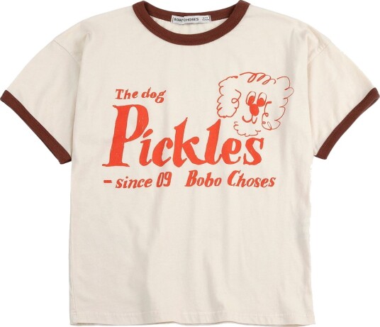 Bobo Choses T skjorte Sylteagurker Dog Offwhite Bobo Choses 6 7 år 116 122 T skjorte Hvit 116 112