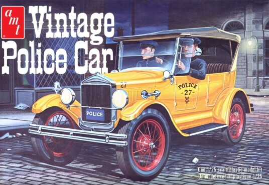 AMT 1/25 Ford T 1927 Vintage Police Car