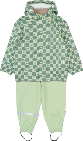 mikk line Pu Rain Set Magic W. Susp 104 Green 86