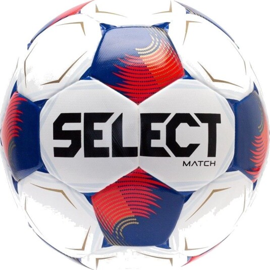 Select Fotball Match V26 Hvit/Rød Str. 5