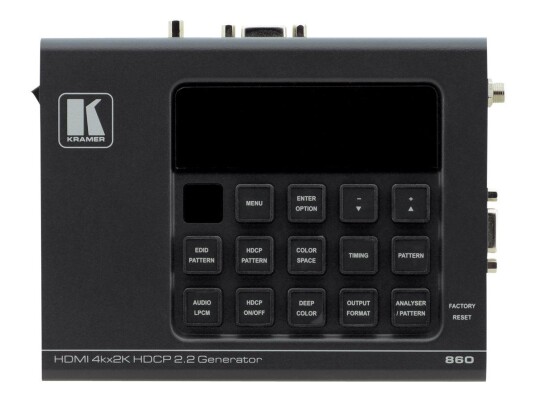 KRAMER 860 AV-testsignalgenerator / analysator