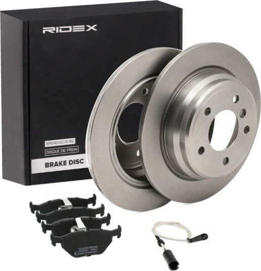 Bremseskiver og klosser RIDEX 3405B0443