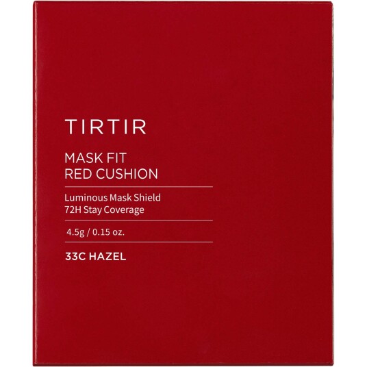 TIRTIR Mask Fit Mini Foundation Cushion 33C Rød - Lett og Hudpleiende