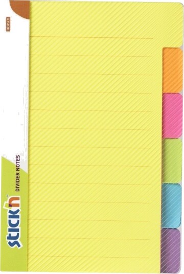 Magic Notesblok 6St 148X98 10 Blad Linjeret Assorterat Neon