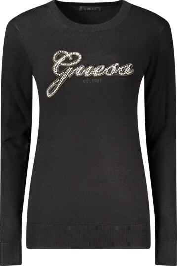 Guess, Dame, Strikkevarer, Svart, S,