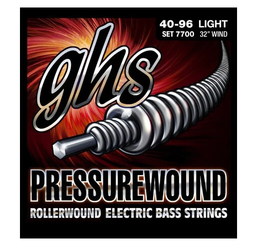 GHS 7700 Short Scale Pressurewound 040-096 Light 32.75" winding