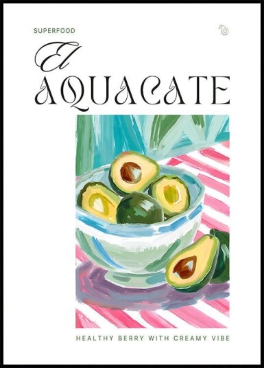 El Aquacate The Avocado Poster Plakat / 21x30cm