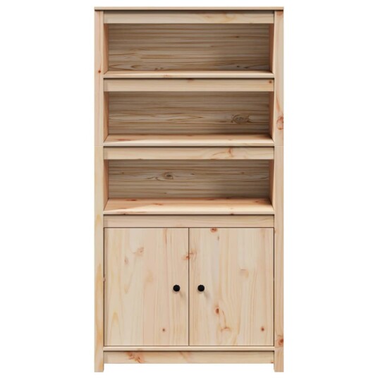 Highboard 80x35x154 cm heltre furu