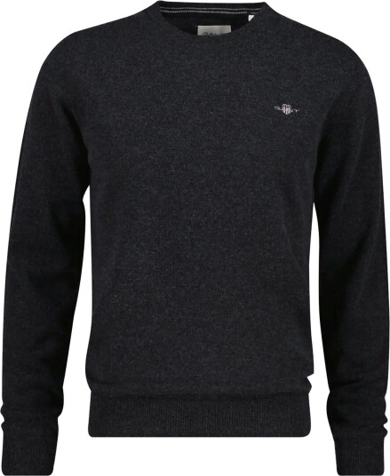 Gant Superfine Lambswool C Neck   DK CHARCOAL MELANGE   L