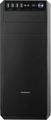 Modecom Oberon Pro Midi Tower Kabinett Svart for ATX/Micro-ATX/ITX Modecom Oberon Pro Midi Tower Kabinett Svart for ATX/Micro-ATX/ITX