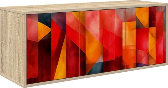 vidaXL Vegghengt TV skap HEESCH 102 x 33 x 40 cm Sonoma eik