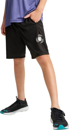PUMA Active Sports Graphic Poly Treningsshorts Barn Svart 140